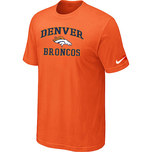 Nike Denver Broncos Heart & Soul NFL T-Shirt - Orange